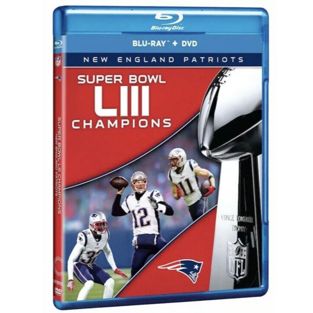 New England Patriots Blu-ray + DVD Super Bowl LIII 53 Champions New Sealed
